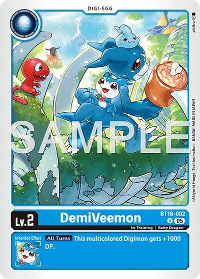 DemiVeemon BT16 002 Reprint