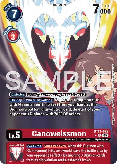 Canoweissmon (Alternate Art) Advanced Booster Digimon Generation card price