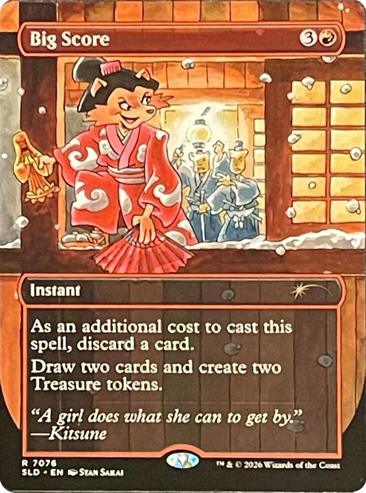 ソイングク カードB Big Score (7076) - Secret Lair Drop Series - Magic: The Gathering