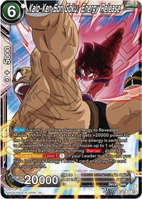 Kaio-Ken Son Goku, Energy Release card art