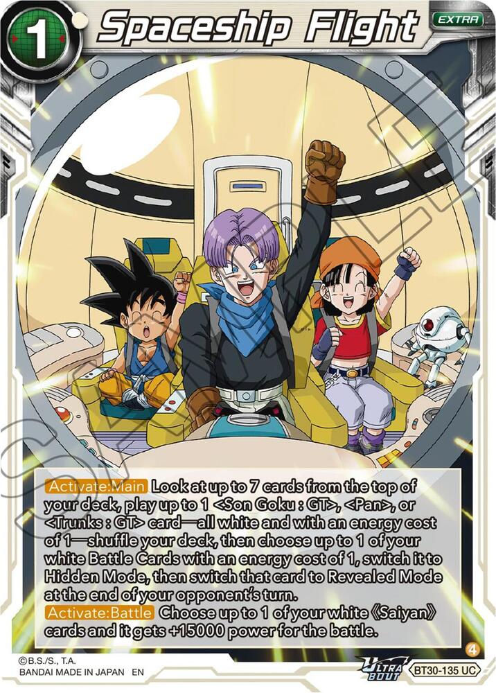 Spaceship Flight - Three Glorious Fighters - Dragon Ball Super