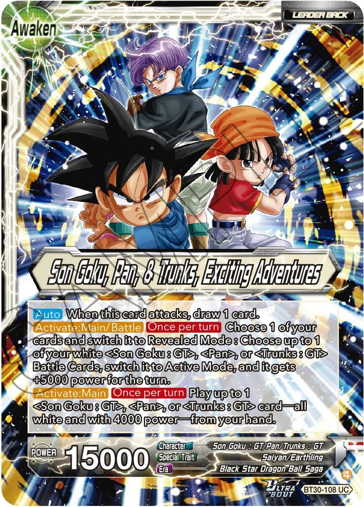 Son Goku, Pan, & Trunks // Son Goku, Pan, & Trunks, Exciting
