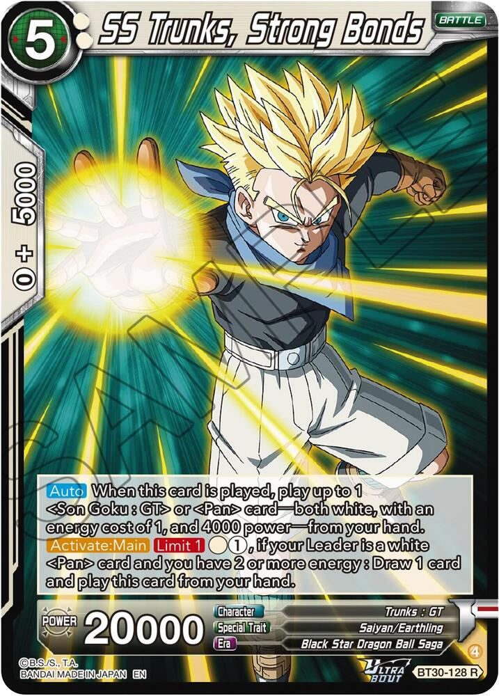 SS Trunks, Strong Bonds - Three Glorious Fighters - Dragon Ball