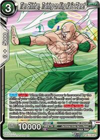 Tien Shinhan, Training on King Kai's Planet card art