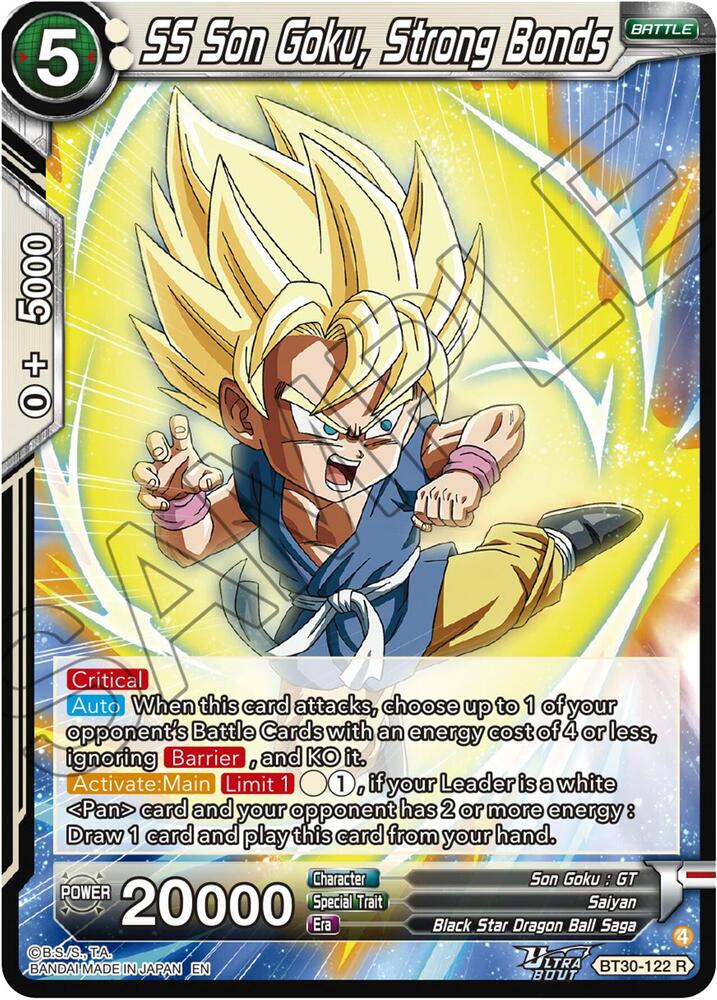 SS Son Goku, Strong Bonds - Three Glorious Fighters - Dragon Ball