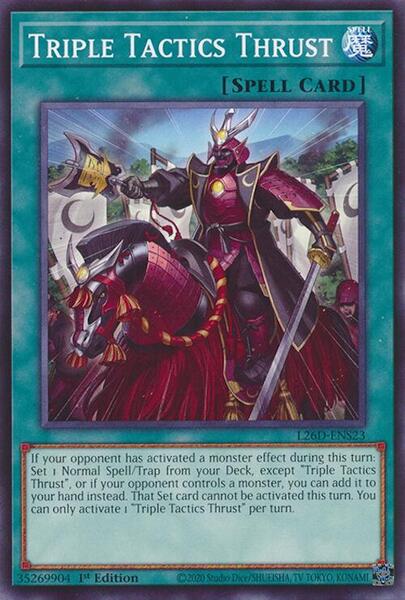 Triple Tactics Thrust - Legendary Modern Decks 2026 - yugioh