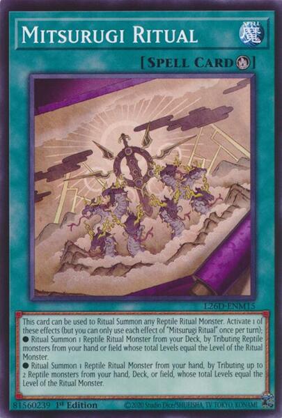 Mitsurugi Ritual - Legendary Modern Decks 2026 - yugioh
