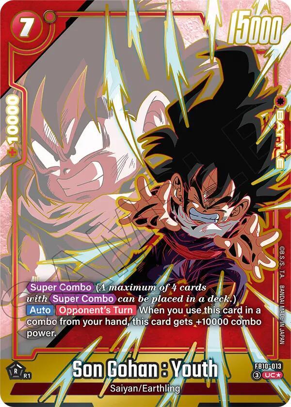 Son Gohan : Youth - FB10-013 (Alternate Art) - Cross Force