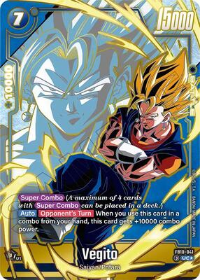 その他 perfect10Liners Secret card FORCEBOOK Vegito - FB10-041 (Alternate Art) - Cross Force - Dragon Ball