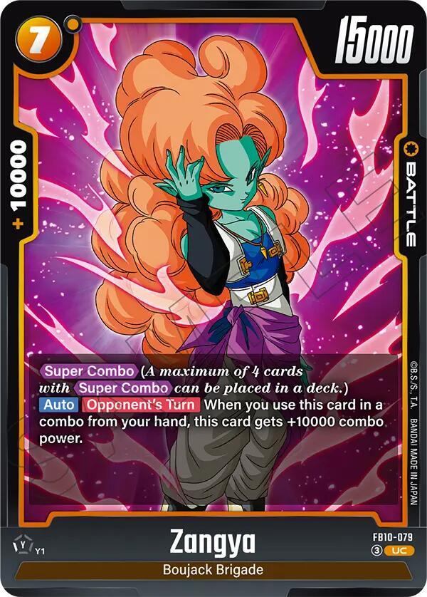 Zangya - FB10-079 - Cross Force - Dragon Ball Super: Fusion World