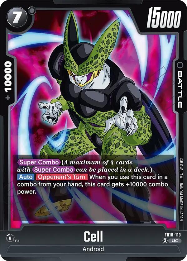 Cell - FB10-113 - Cross Force - Dragon Ball Super: Fusion World