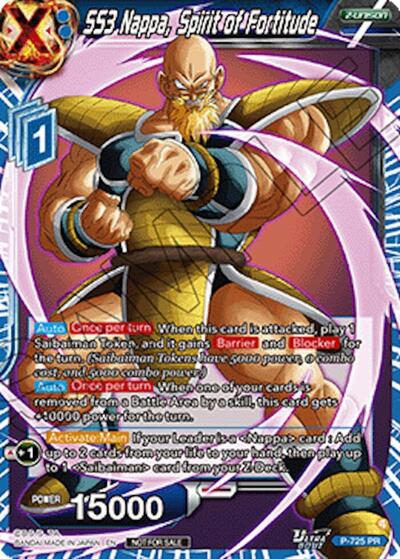 SS3 Nappa, Spirit of Fortitude (Ultra-Bout Series Tournament Pack Vol.2)