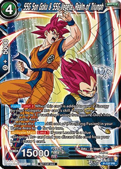 SSG Son Goku & SSG Vegeta, Realm of Triumph (Ultra-Bout Series Tournament Pack Vol.2)