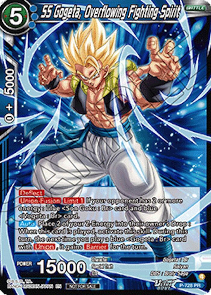SS Gogeta, Overflowing Fighting Spirit (Ultra-Bout Series Tournament Pack  Vol.2) - Tournament Promotion Cards - Dragon Ball Super: Masters