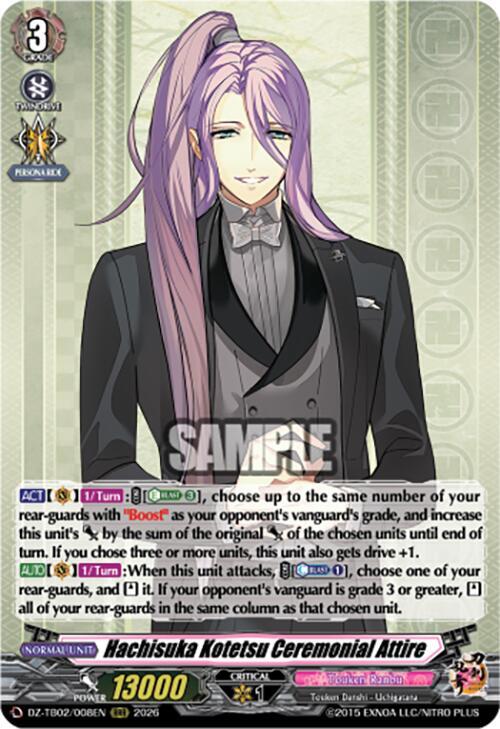 Hachisuka Kotetsu Ceremonial Attire