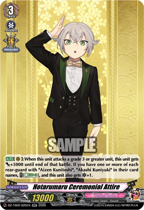Hotarumaru Ceremonial Attire