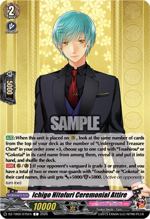 Ichigo Hitofuri Ceremonial Attire