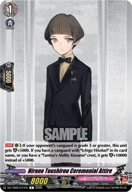 Hirano Toushirou Ceremonial Attire