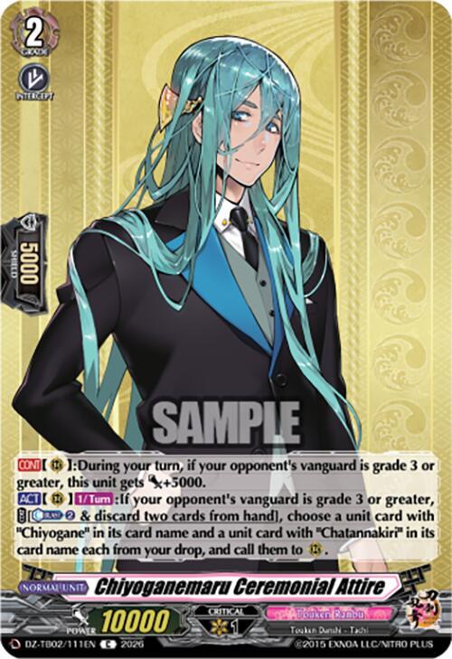Chiyoganemaru Ceremonial Attire