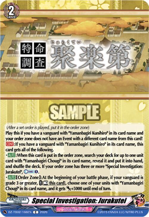 Special Investigation: Jurakutei