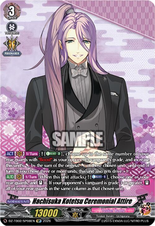 Hachisuka Kotetsu Ceremonial Attire (SP) - DZ-TB02: Touken Ranbu