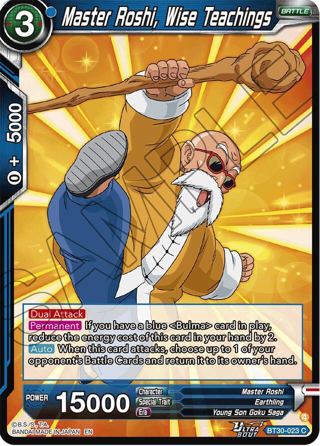 Master Roshi, Wise Teachings - Three Glorious Fighters - Dragon