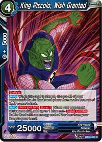 King Piccolo, Wish Granted card art