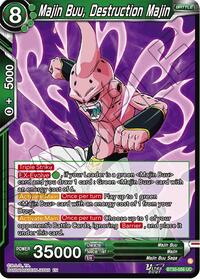 Majin Buu, Destruction Majin card art
