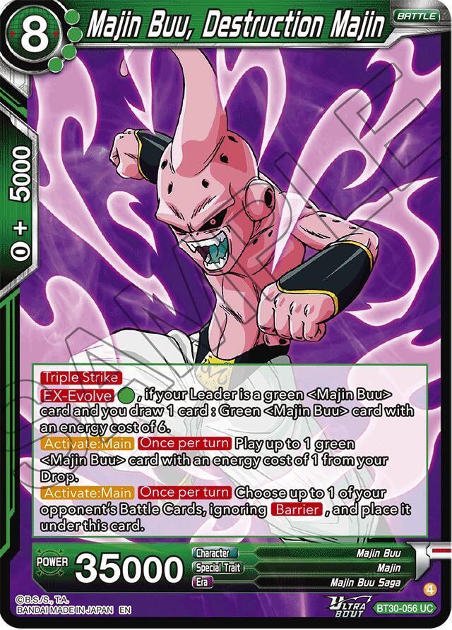 Majin Buu, Destruction Majin - Three Glorious Fighters - Dragon