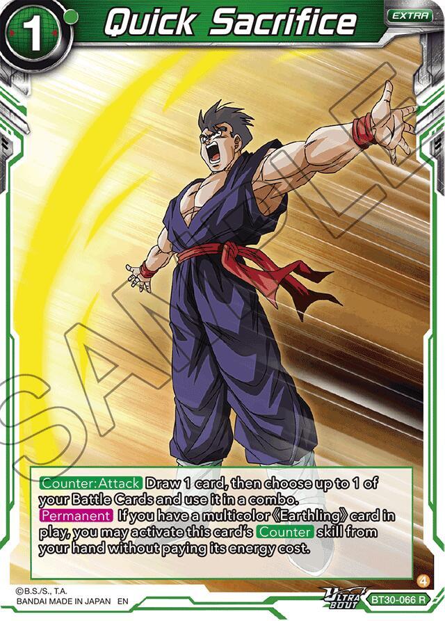 Quick Sacrifice - Three Glorious Fighters - Dragon Ball Super