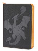 scorching charizard card sleeves Pokmon Center Exclusive With 20 pages that can hold nine cards on each side plus an exterior zipper for security Official Pokmon TCG: Scorching Charizard