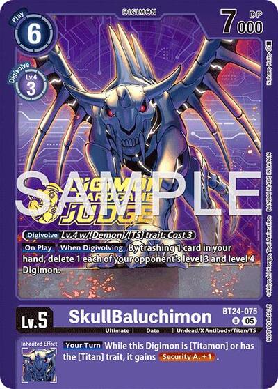 SkullBaluchimon (Judge Pack 9) Time Stranger card price