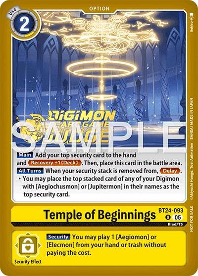 Temple of Beginnings (Judge Pack 9) Time Stranger card price