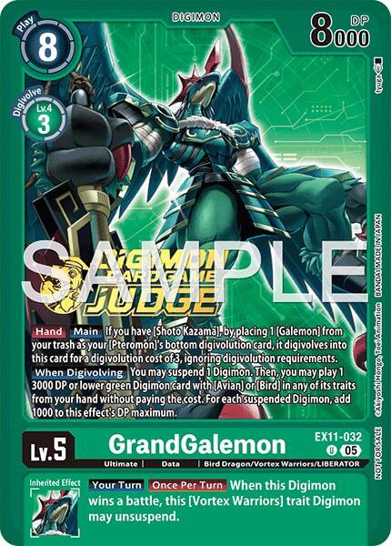 GrandGalemon (Judge Pack 9) - Dawn of Liberator - Digimon Card