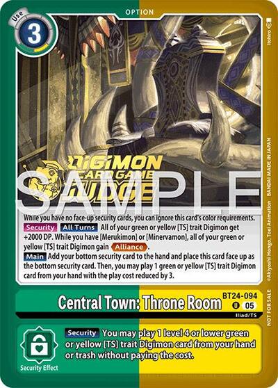 Central Town: Throne Room (Judge Pack 9) Time Stranger card price