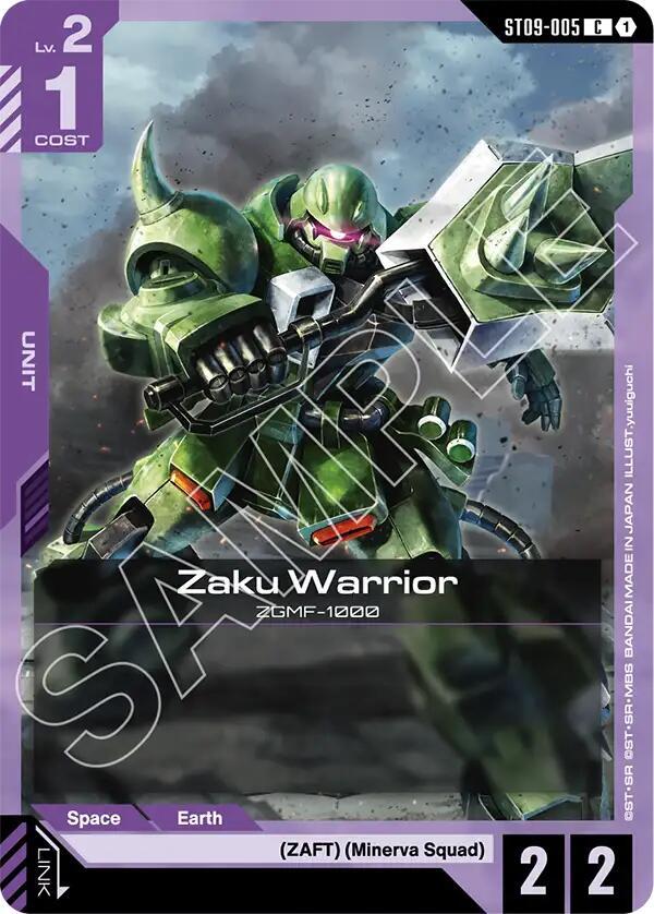 Zaku Warrior - Starter Deck 09: Destiny Ignition - Gundam Card