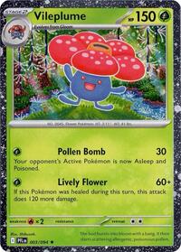 Vileplume (Cosmos Holo) #003/094 from Miscellaneous Cards & Products Pokemon card image