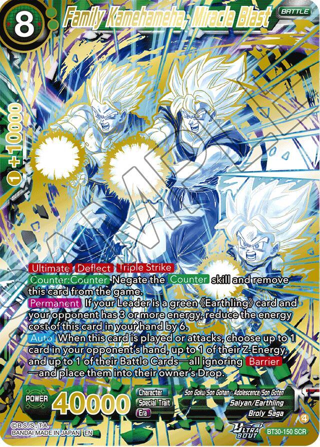 Family Kamehameha, Miracle Blast (SCR) - Three Glorious Fighters