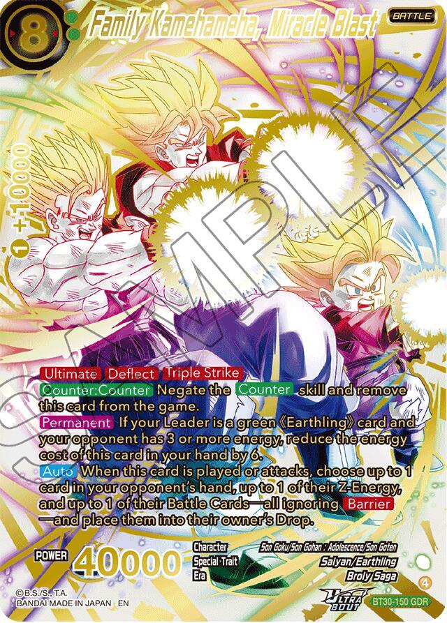 Family Kamehameha, Miracle Blast (GDR) - Three Glorious Fighters