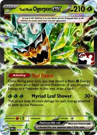 Teal Mask Ogerpon ex - 025/167 (Prize Pack Series 7) #025/167 from Prize Pack Series Cards Pokemon card image