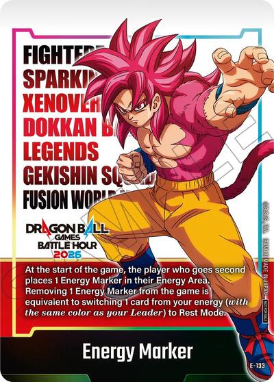 Energy Marker (E-133) Fusion World Energy Markers None Dragon Ball card — value and price