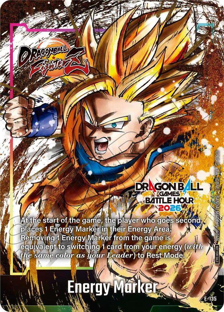 Energy Marker (E-135) - Fusion World Energy Markers - Dragon Ball