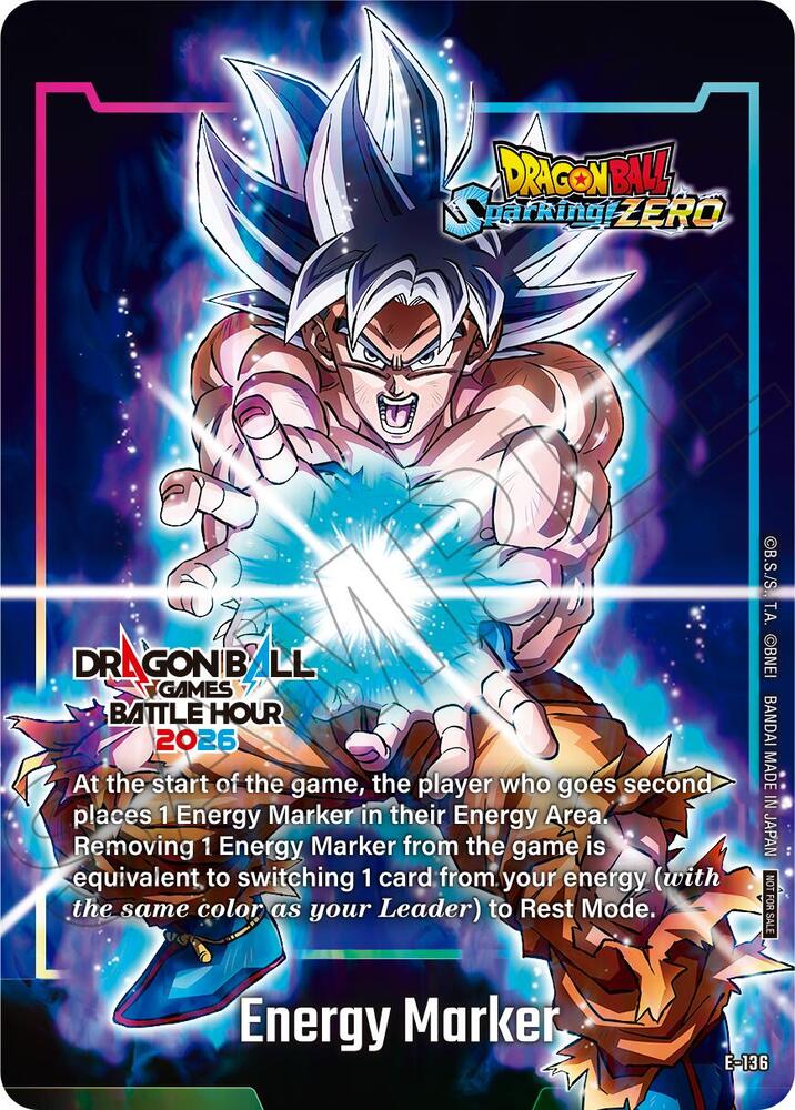 Energy Marker (E-136) - Fusion World Energy Markers - Dragon Ball