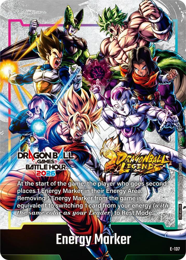 Energy Marker (E-137) - Fusion World Energy Markers - Dragon Ball