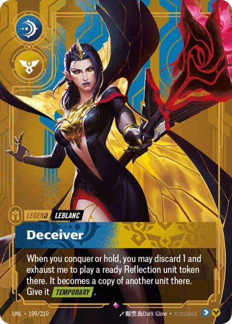 LeBlanc - Deceiver - Unleashed - Riftbound: League of Legends