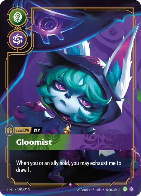 Vex - Gloomist - Unleashed - Riftbound: League of Legends Trading