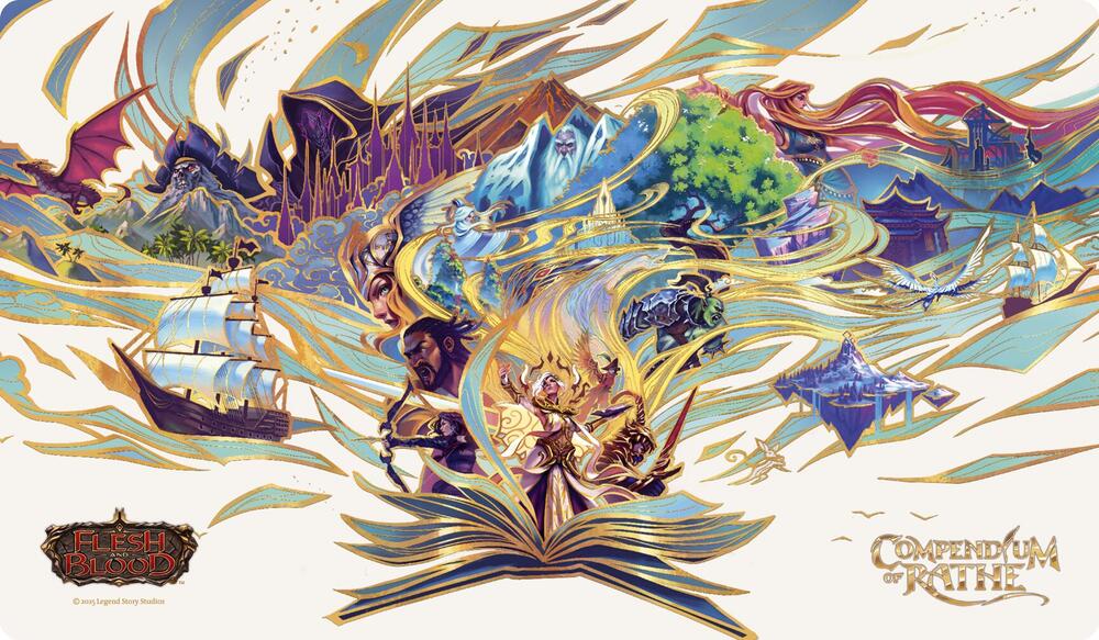 Flesh and Blood Playmat - Compendium Splash Key Art - Flesh and