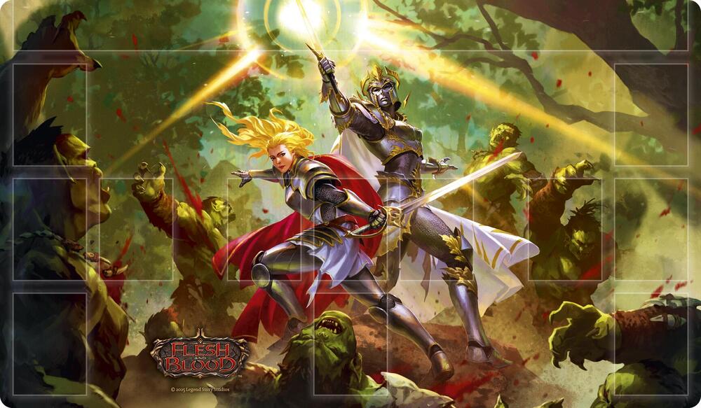 その他 Flesh and Blood Swordmaster s shine CF Flesh and Blood Playmat - Swordmasters Shine - Flesh and Blood