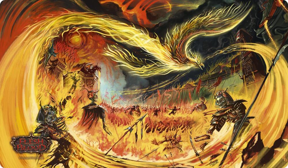 Flesh and Blood Playmat - Art of the Phoenix War - Flesh and Blood