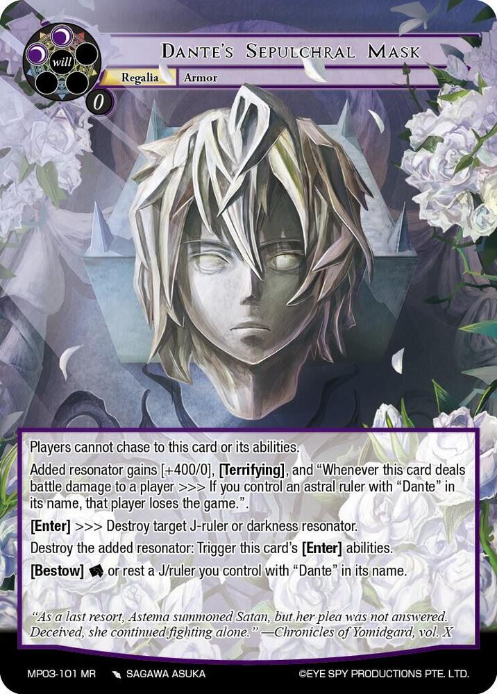 Dante's Sepulchral Mask